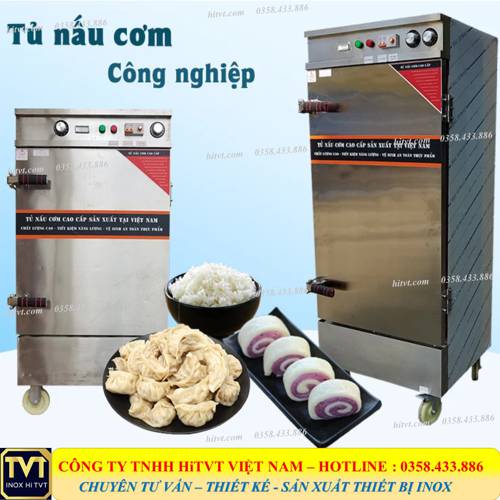 Tủ cơm công nghiệp - Bếp Công Nghiệp Inox Việt Tiệp - Công ty TNHH Inox Việt Tiệp